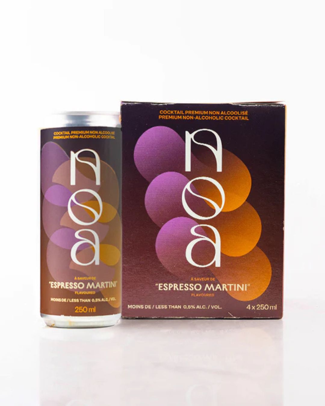 Non-alcoholic Espresso Martini 4X 250ml Monsieur Cocktail