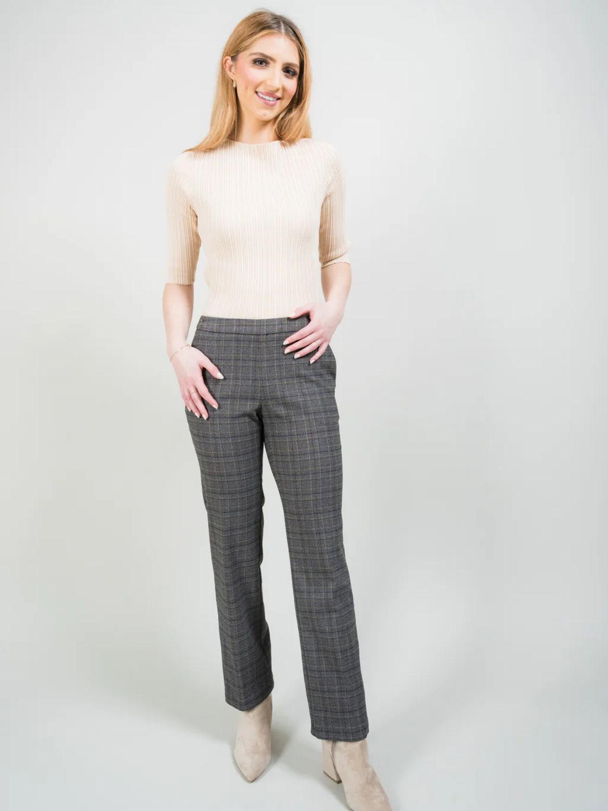 Pantalon à carreaux Lisette L Montréal