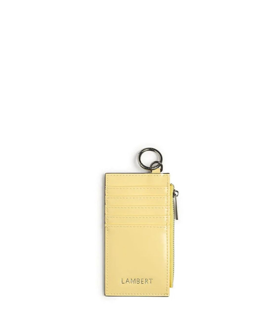 Le Phoebe – Porte-cartes en cuir vegan couleur miel Lambert