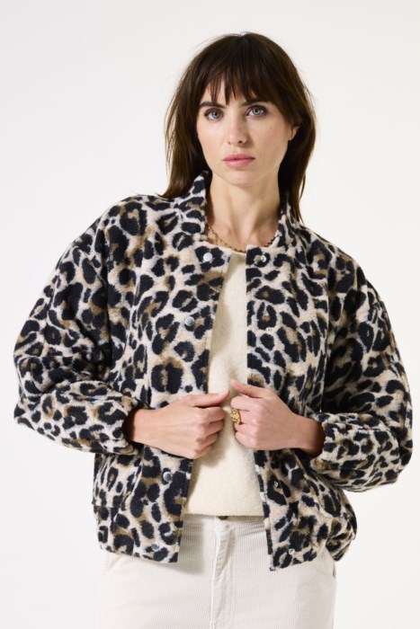 Blouson aviatieur Leopard Garcia H50093
