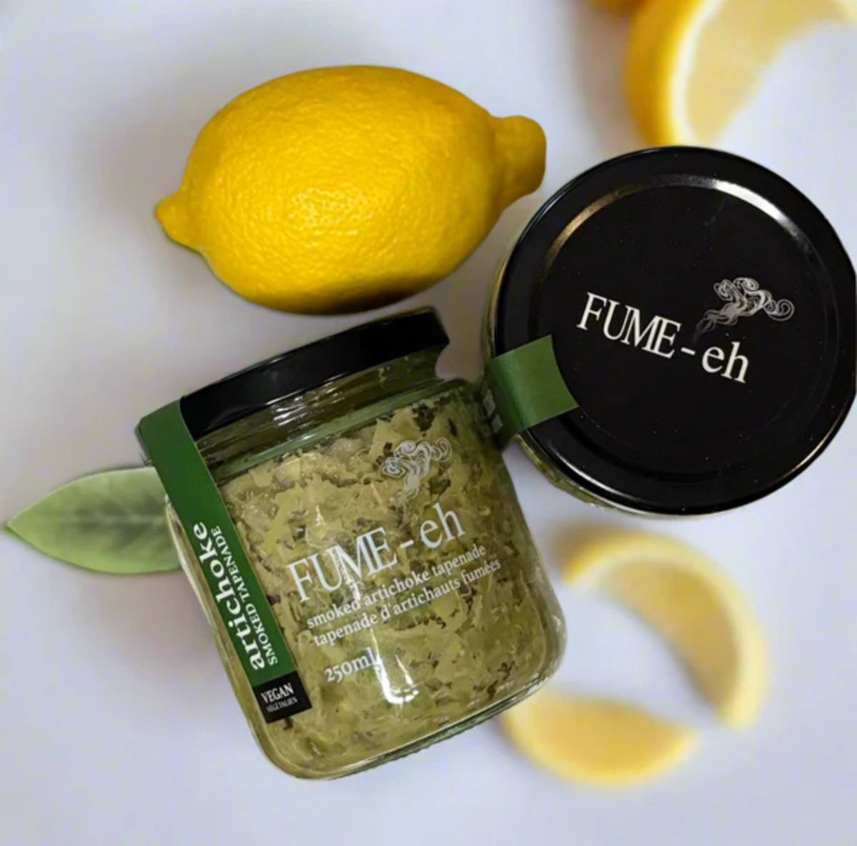 Tapenade d’artichauts fumés250ml Fume-eh