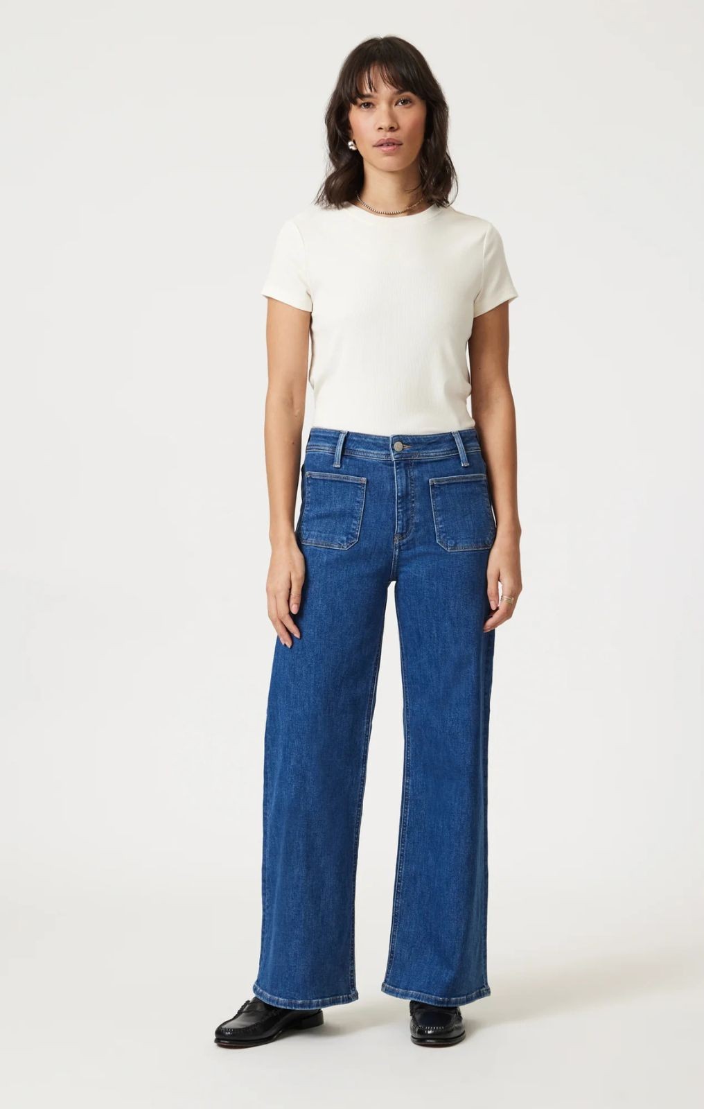 Jeans Paloma Mid Brushed Flex Blue Mavi 88736