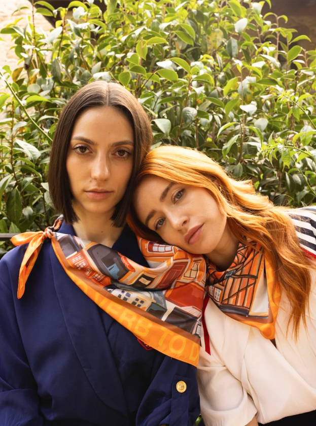 Foulard en fibres recyclées Netherland Orange Verb to Do PVTD6
