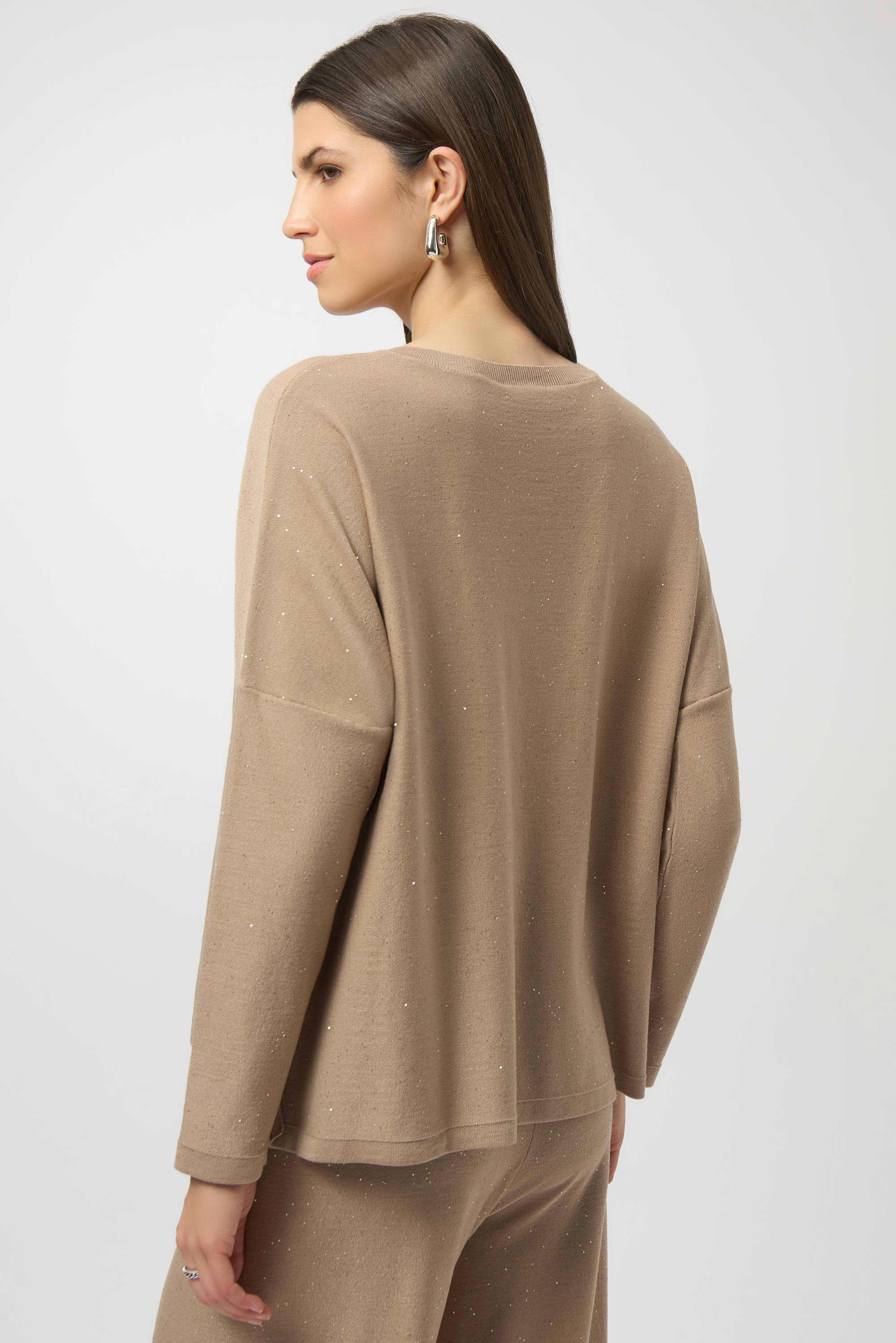 Haut ample en tricot à paillettes Joseph Ribkoff 244921