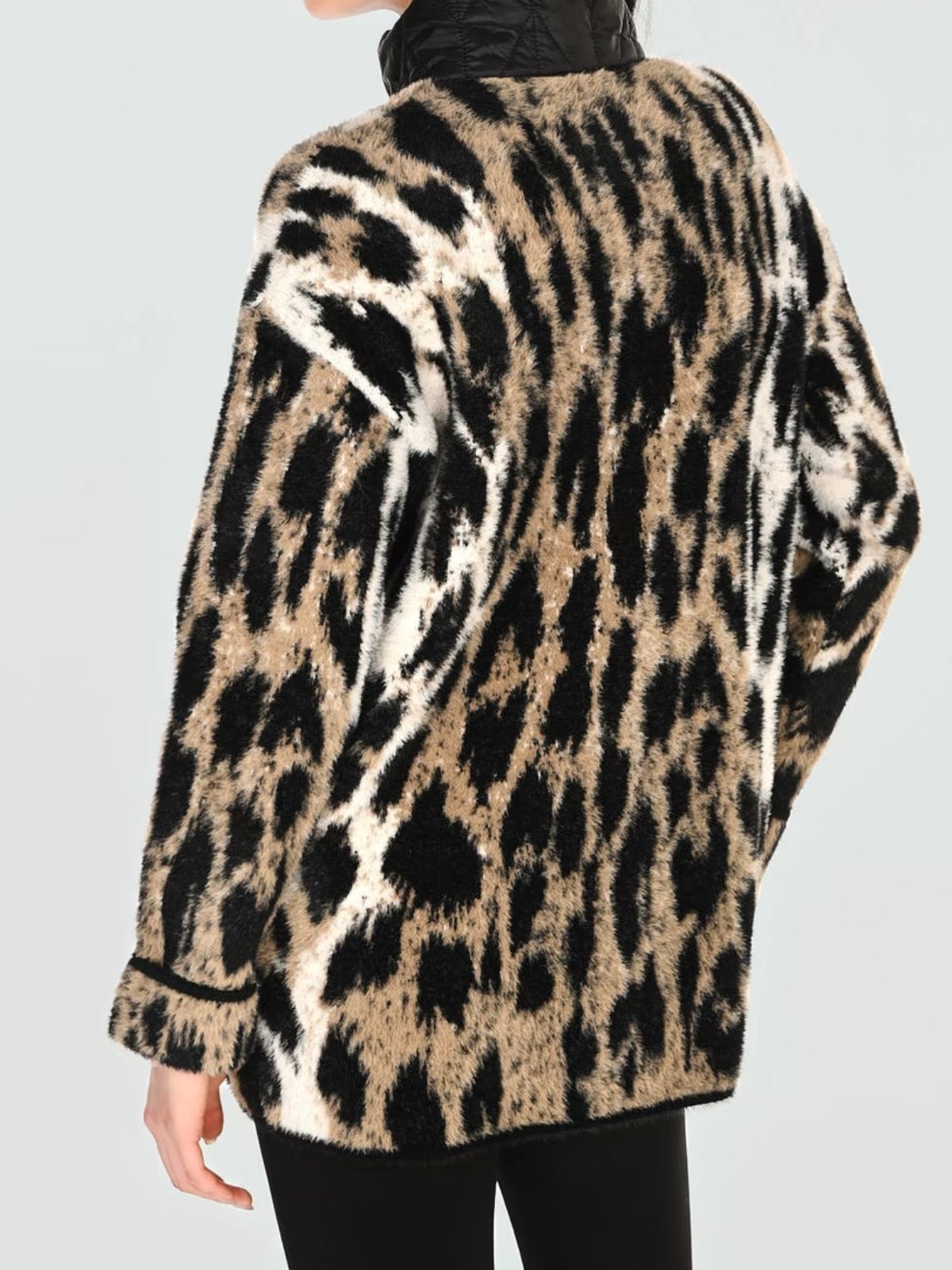 Manteau à motif léopard Frank Lyman
