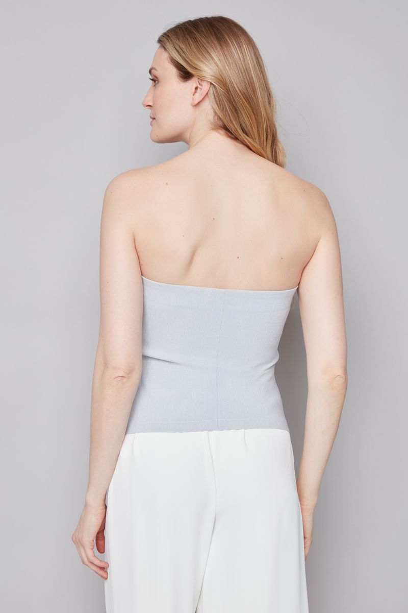 Top sans manche à rayures bleues ILTM