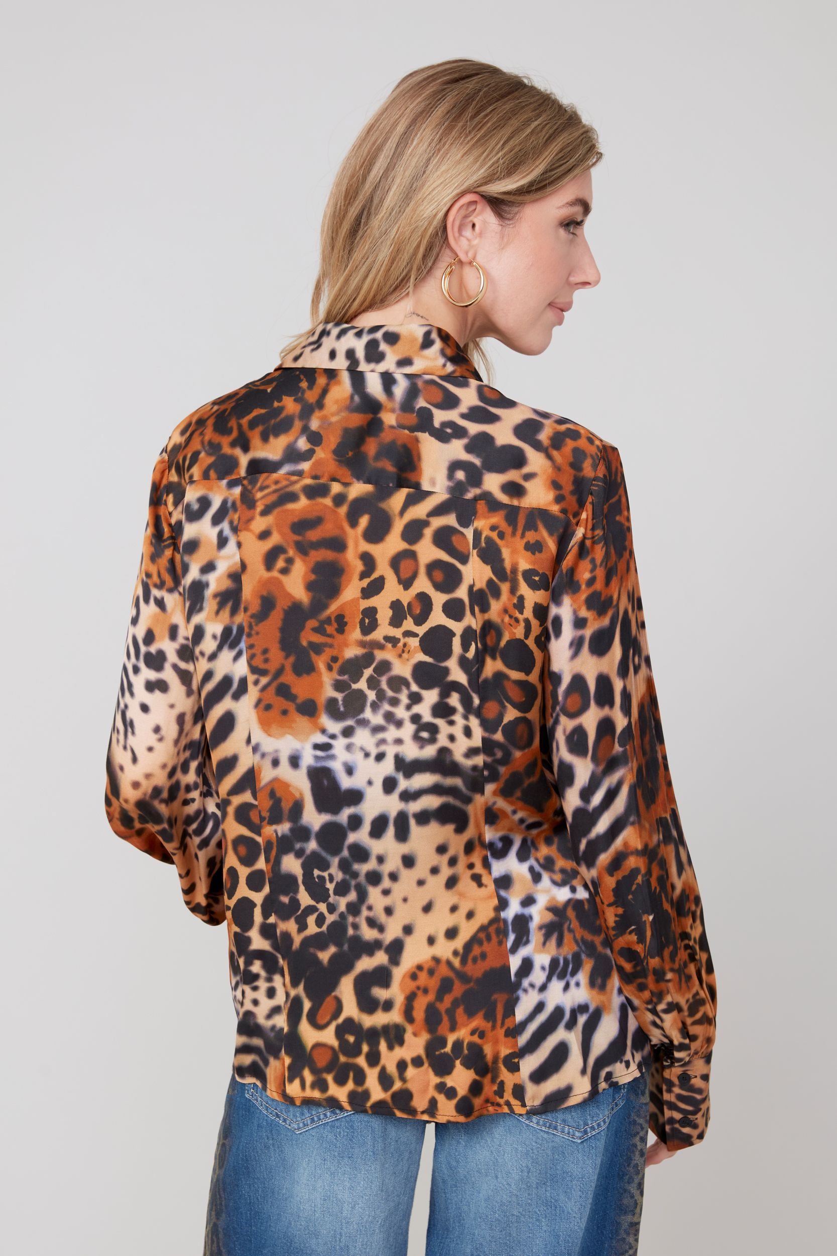 Chemise leopard Renuar R5211