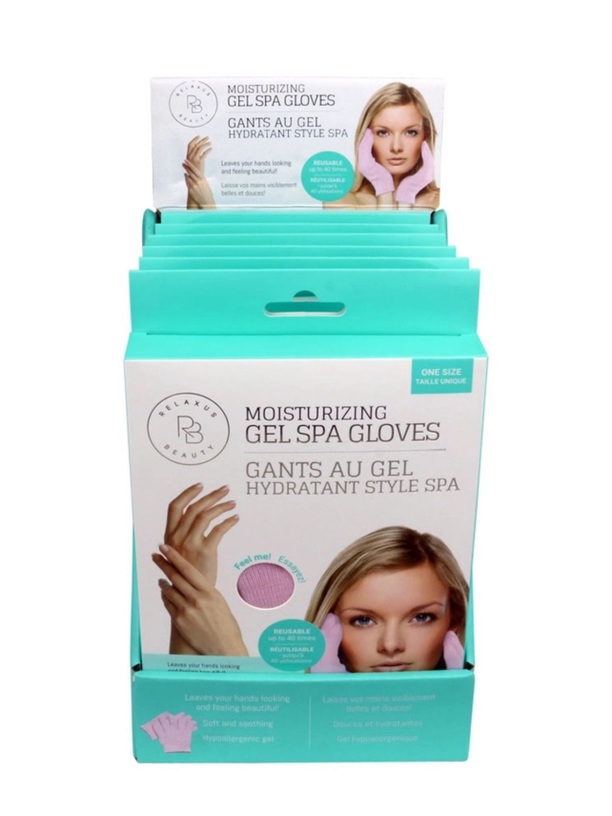 Gants de spa hydratants Relaxus Beauty