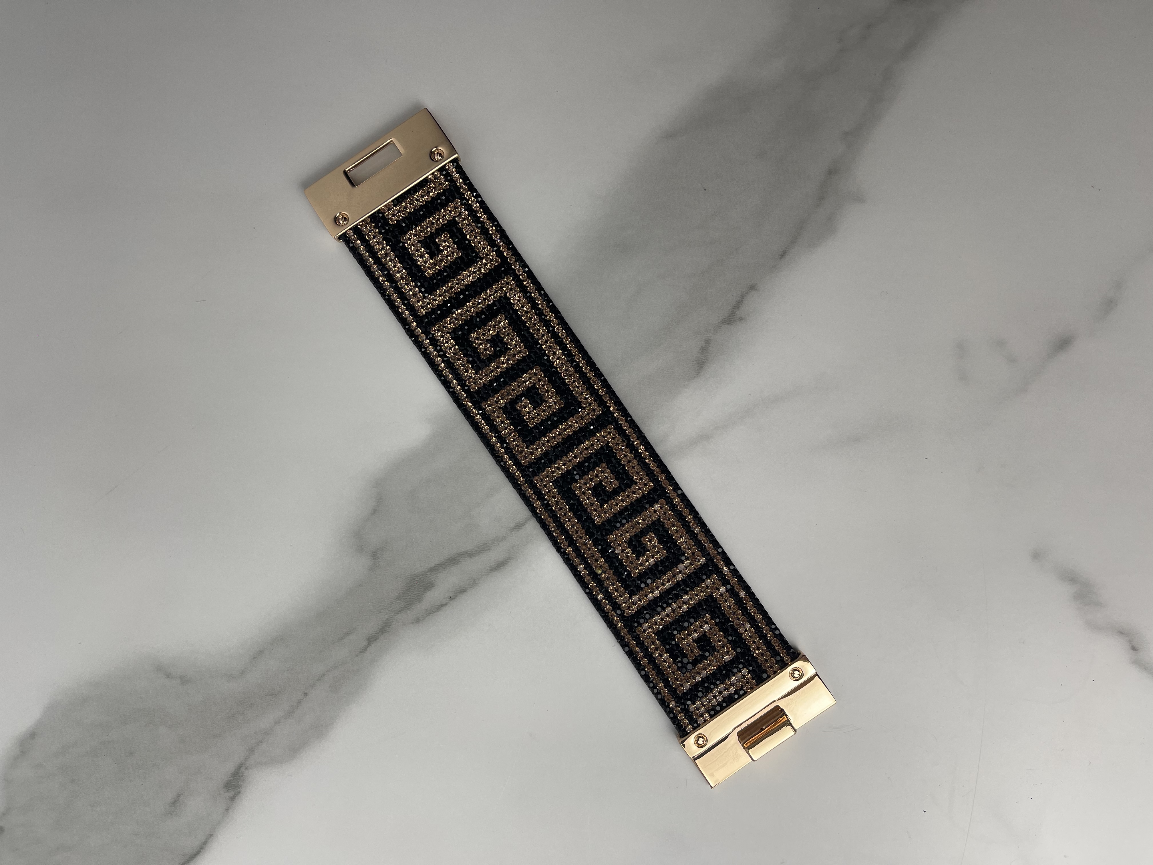 Bracelet Manchette Jacqueline Kent Famous Key Designer Crystal