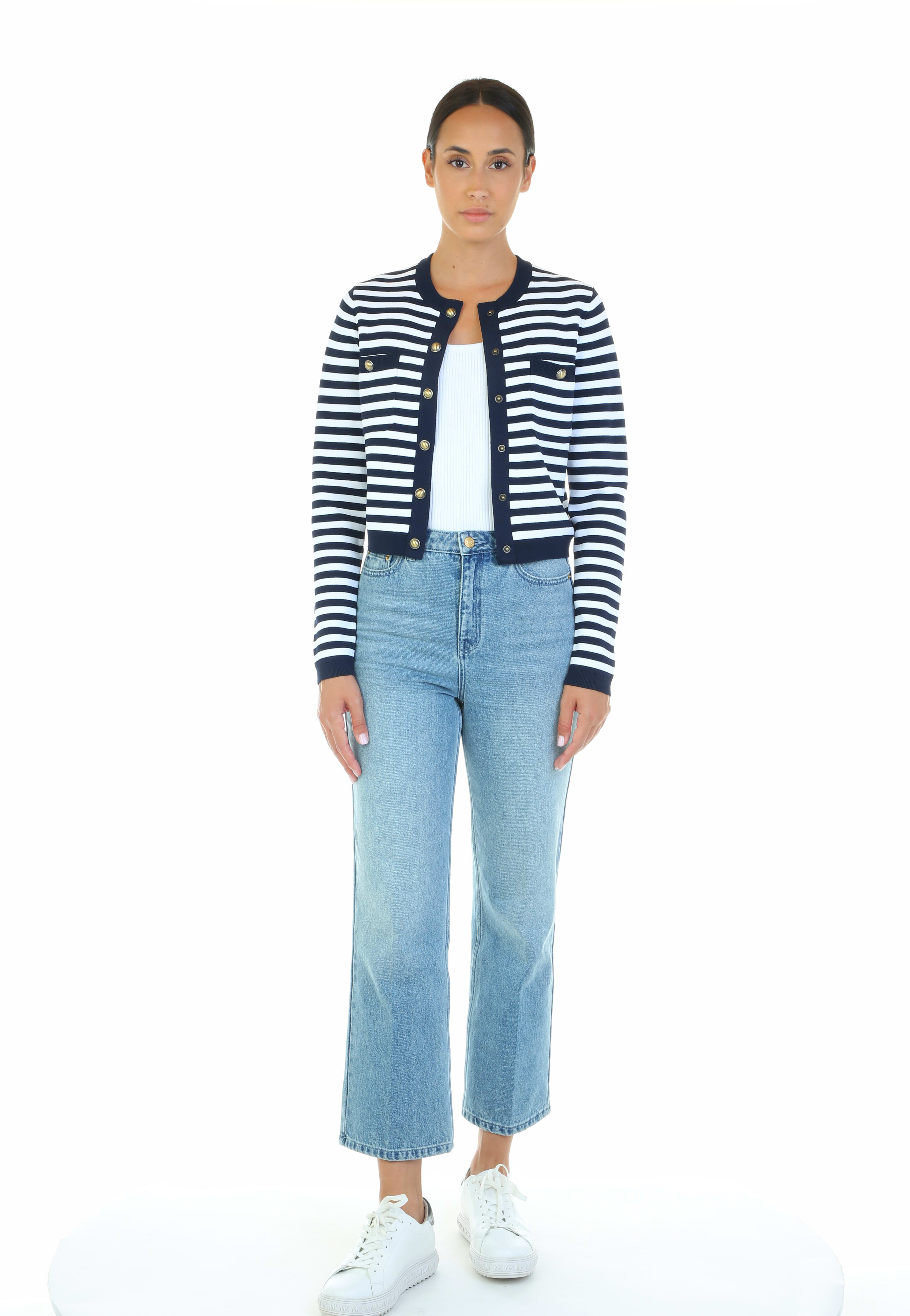 Cardigan à rayures Michael Kors 