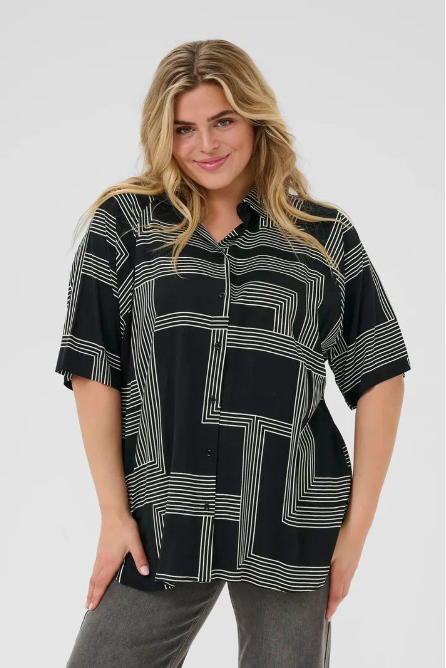 Chemise avec ligne Kaffe Curve 10583423