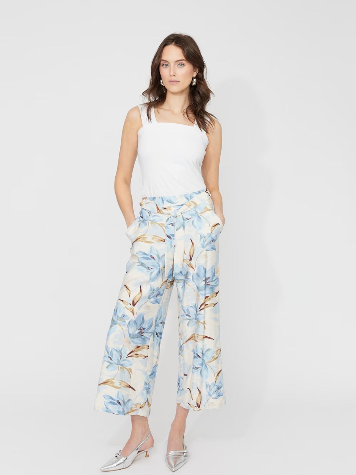 Pantalon floral Frank Lyman