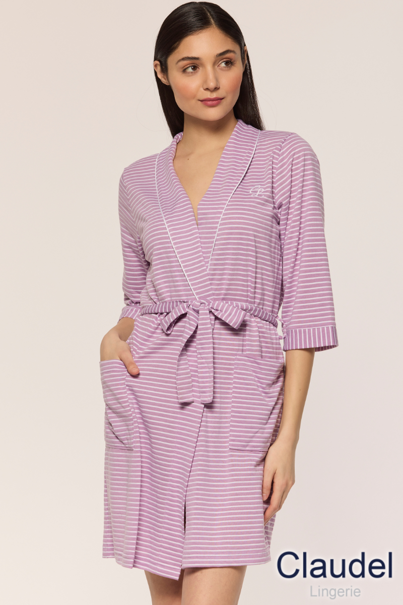 Peignoir Rayé Claudel