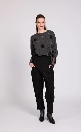 Chandail avec brillant et perle Paolo Tricot