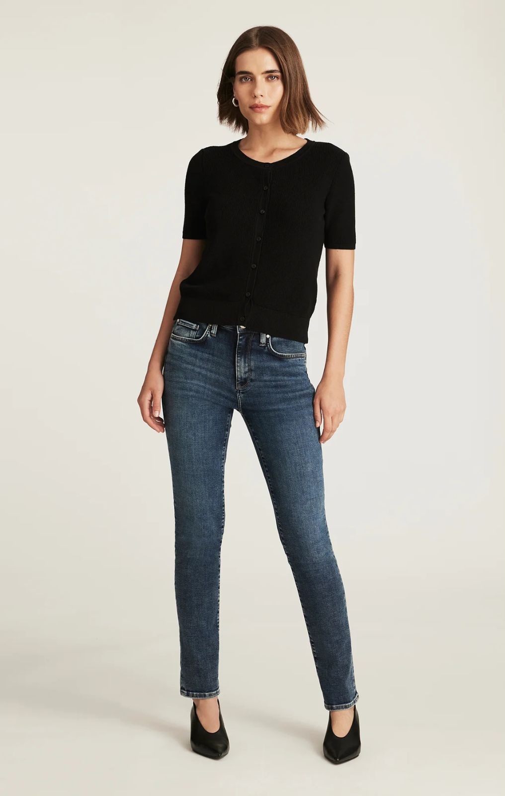 Jean boyfriend ajusté Kathleen Mavi