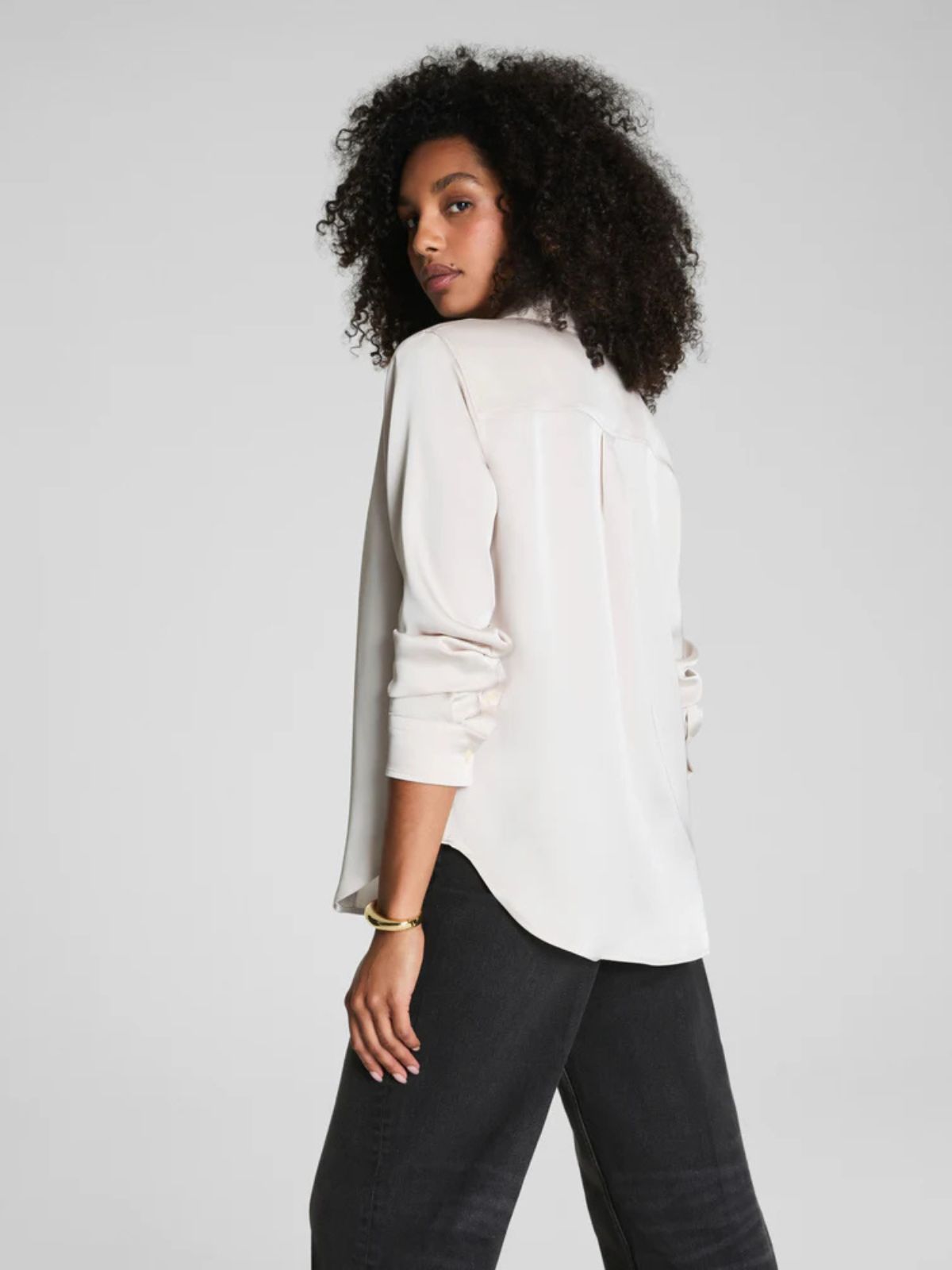 Chemise lisse et soyeuse à boutons Spanx 