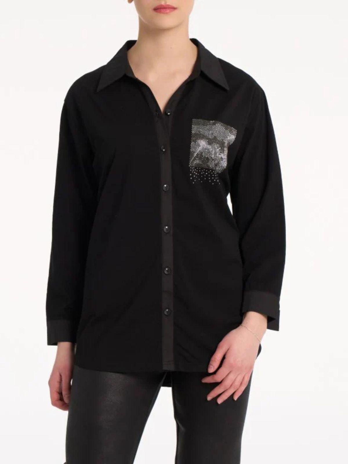 Chemise avec poche brillant Goa