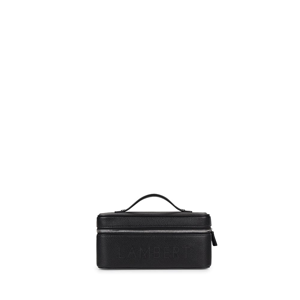La Shelly Pochette en cuir vegan noir