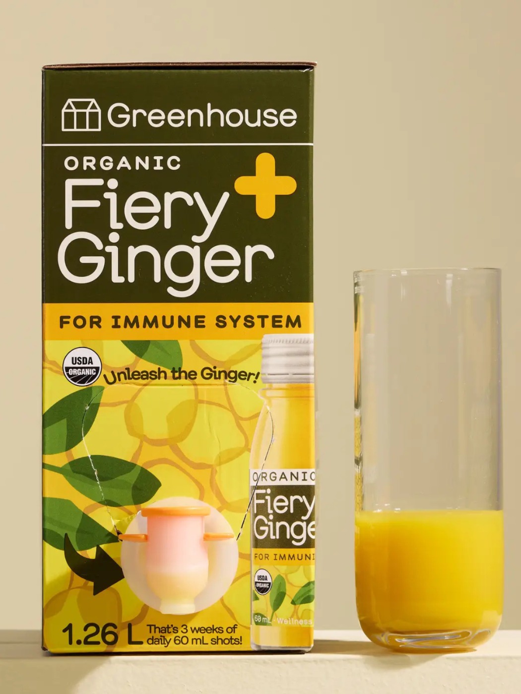 Boîte de Shots de Gingembre Greenhouse