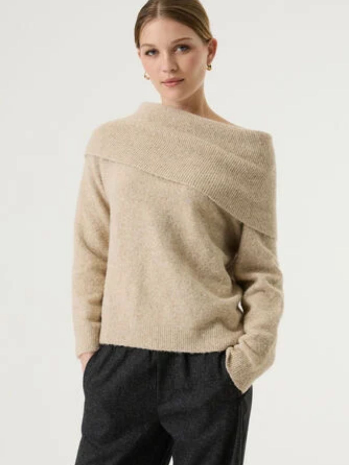 Pull beige Garcia
