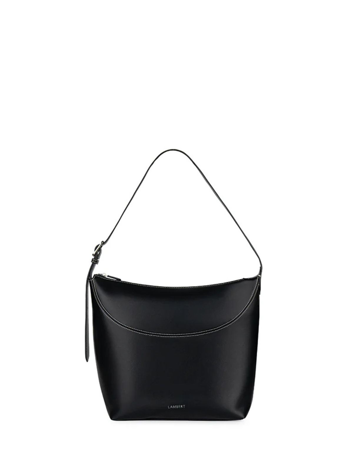 Le Elody - Sac Tote en Cuir Vegan Noir Lambert.
