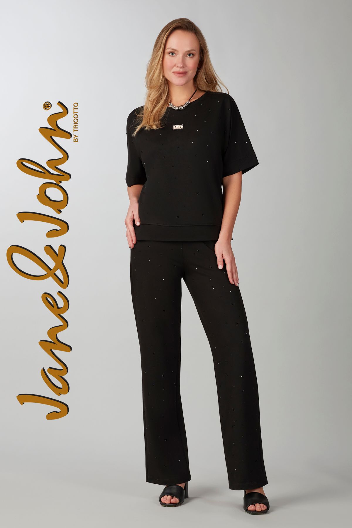 Pantalon avec Brillant Jane & John J-219