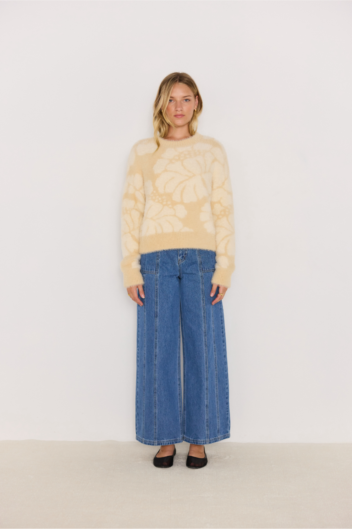 Jeans jambre large Mink Pink 
