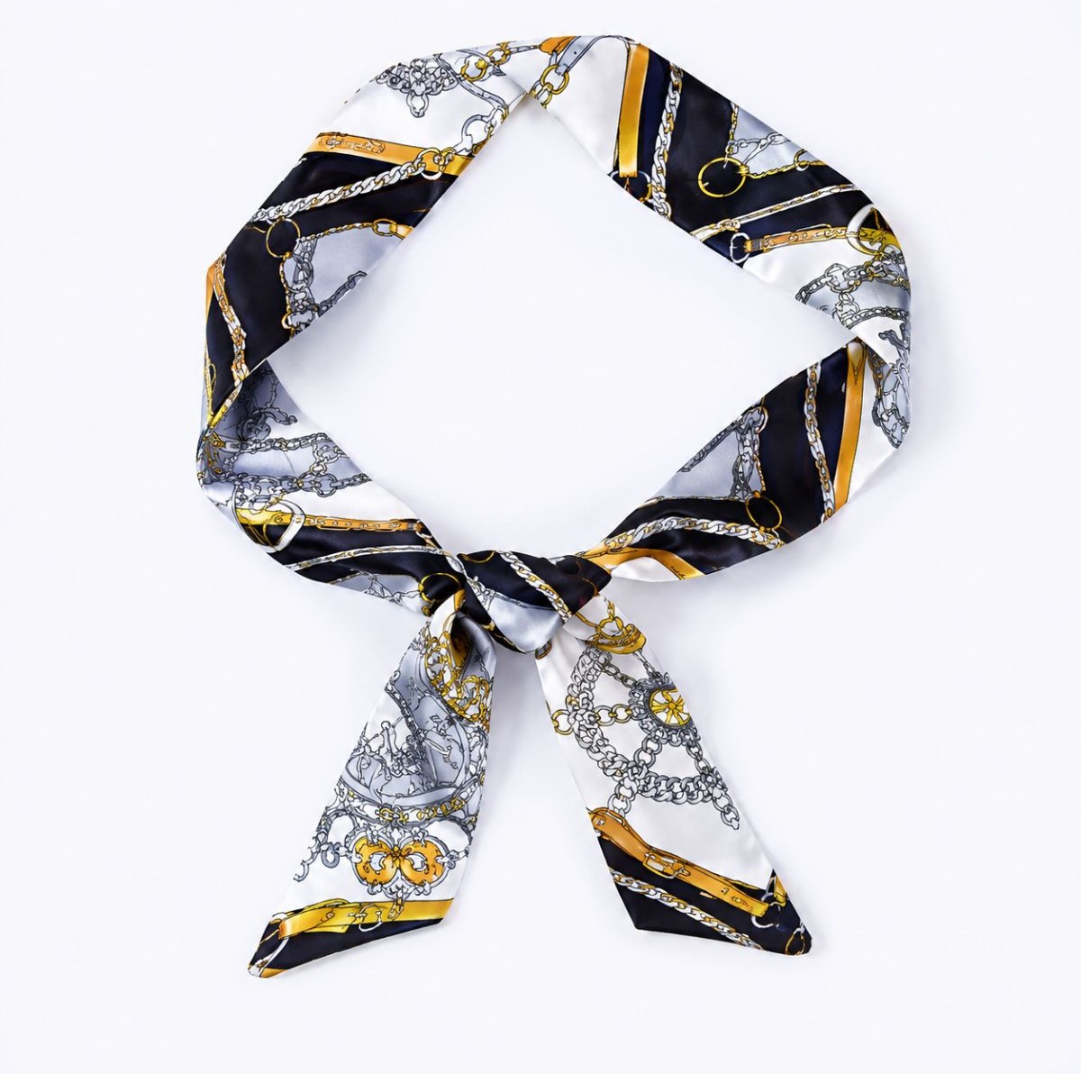 Foulard ruban en satin 