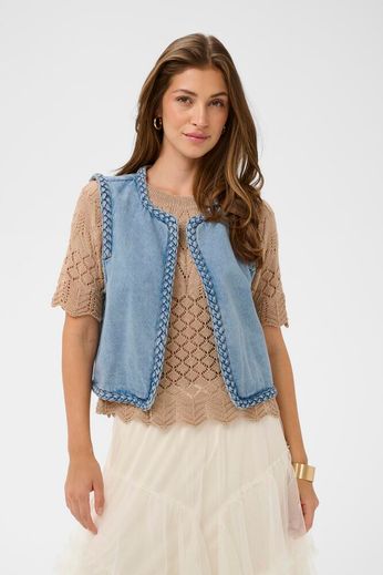 Veste en jeans CRRina Cream 
