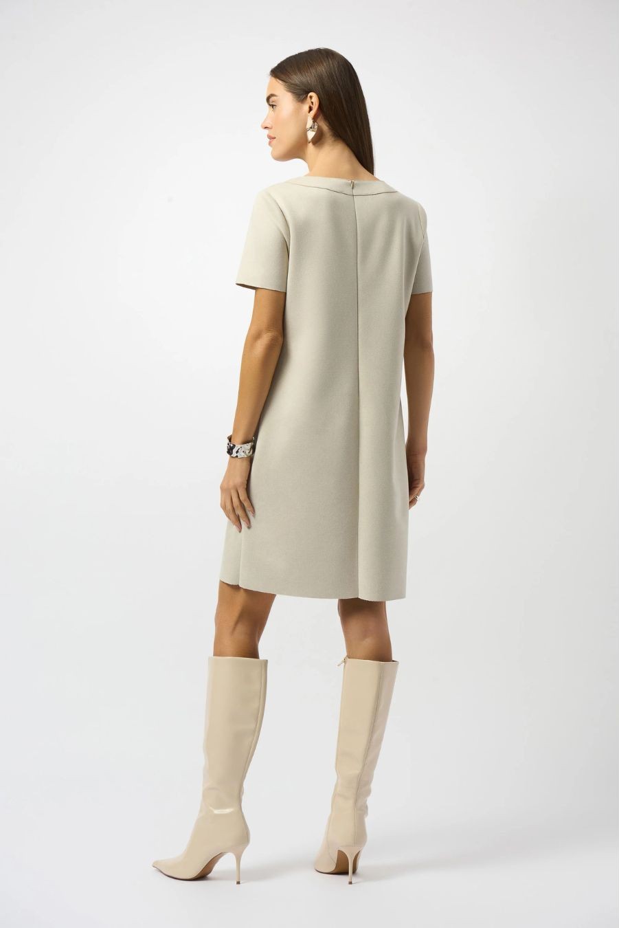 Robe droite en suède scuba Joseph Ribkoff 253280
