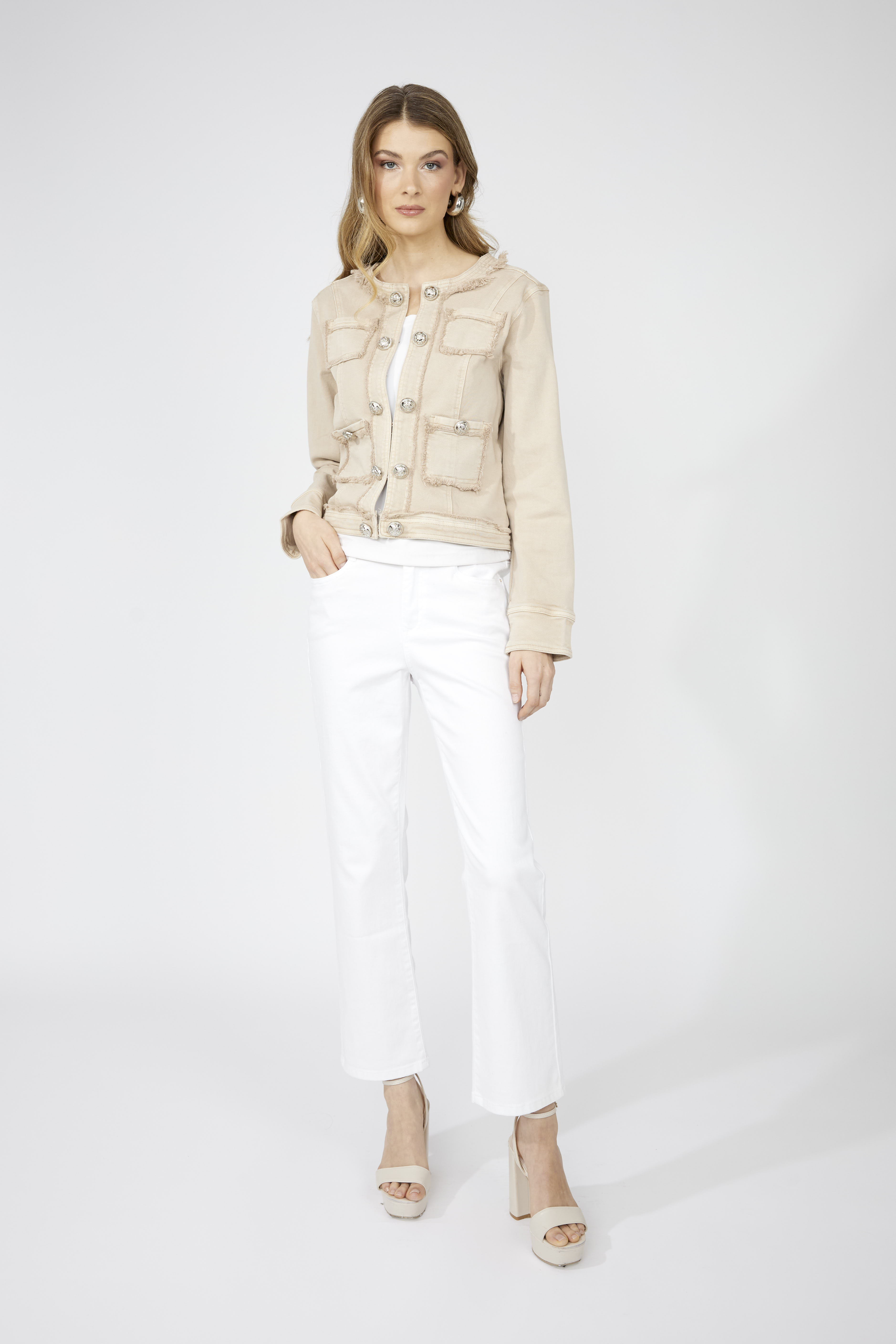 Veste en jean à col Frank Lyman 251534