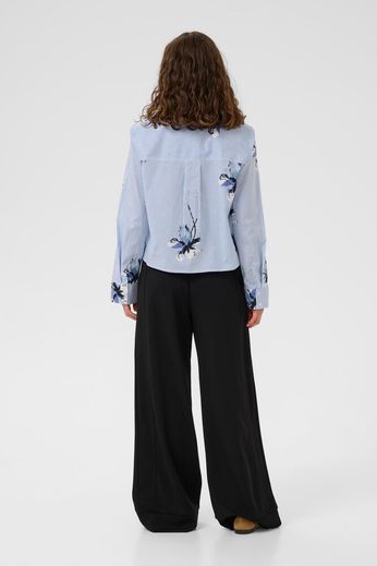 Chemise à rayures avec fleur Culture 