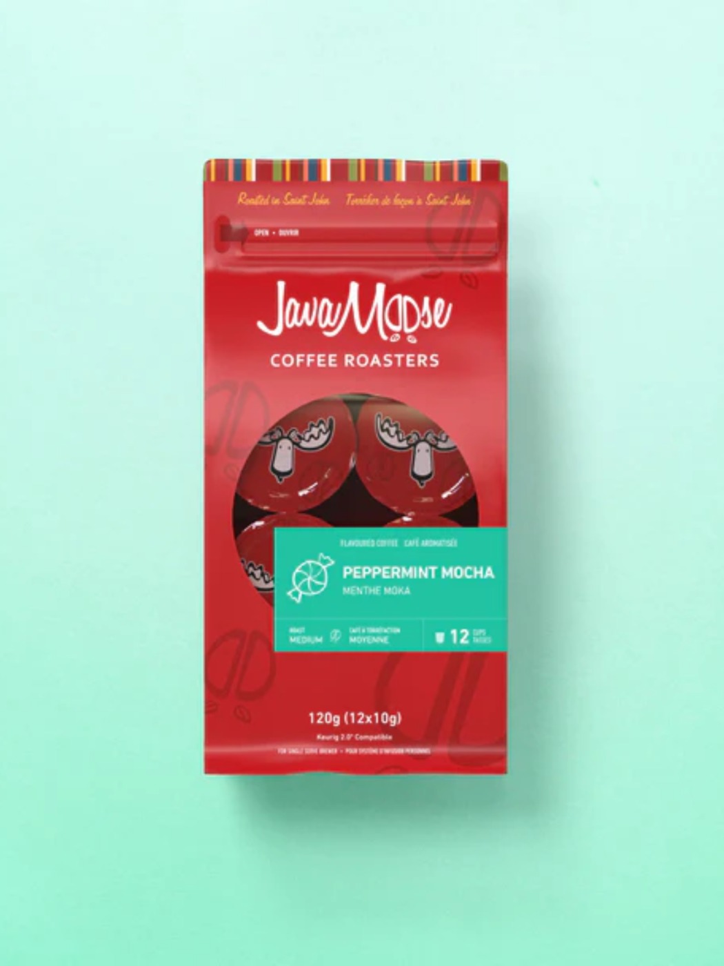 Mocha menthe poivrée - Capsules à usage unique JavaMoose