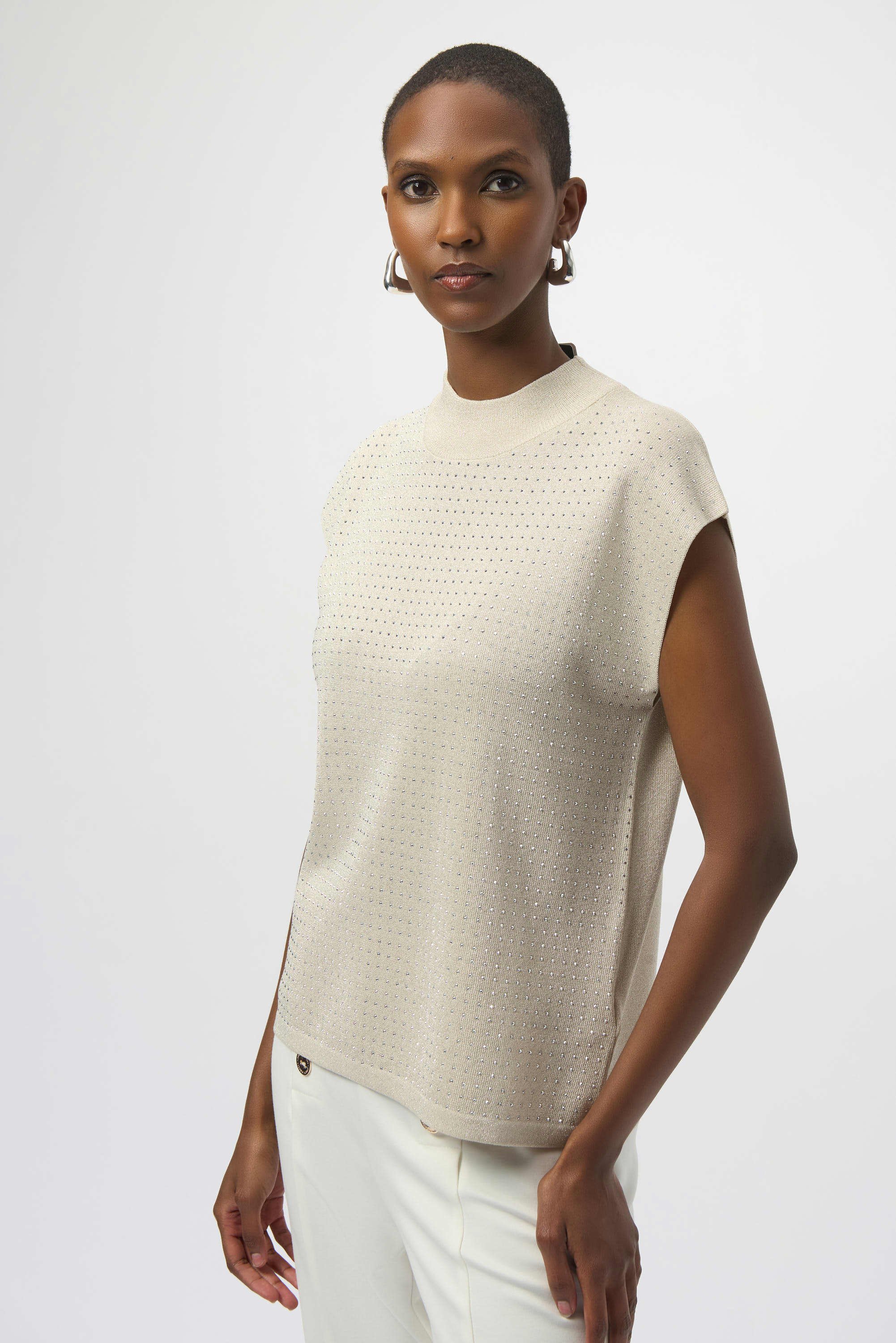 Pull sans manches avec brillant Joseph Ribkoff