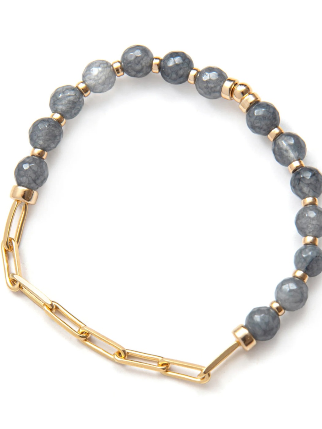 Be Effortless Bracelet - Happy in Grey 73/4 " Beblue 