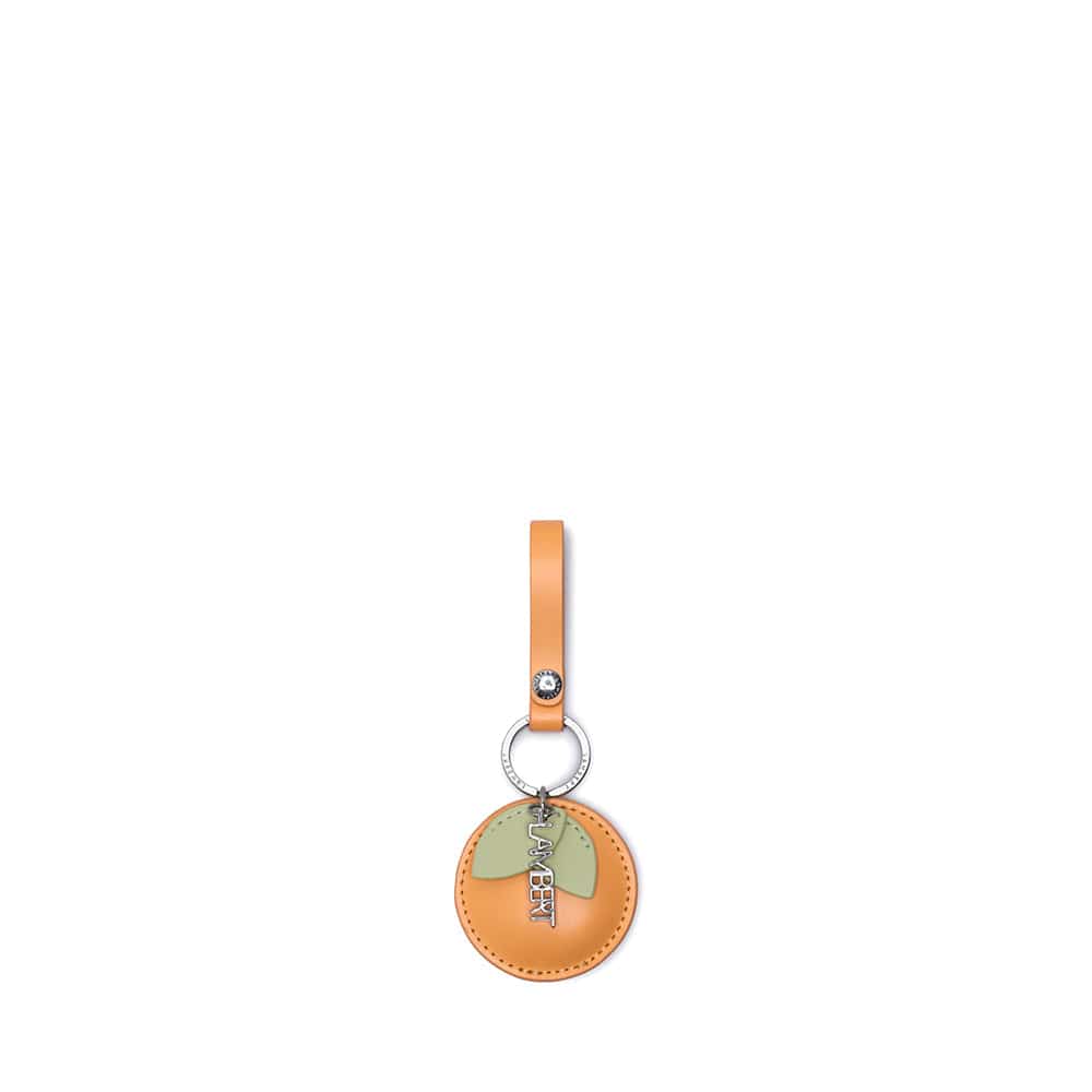 Le Frutti - Porte-clé en cuir vegan peach
