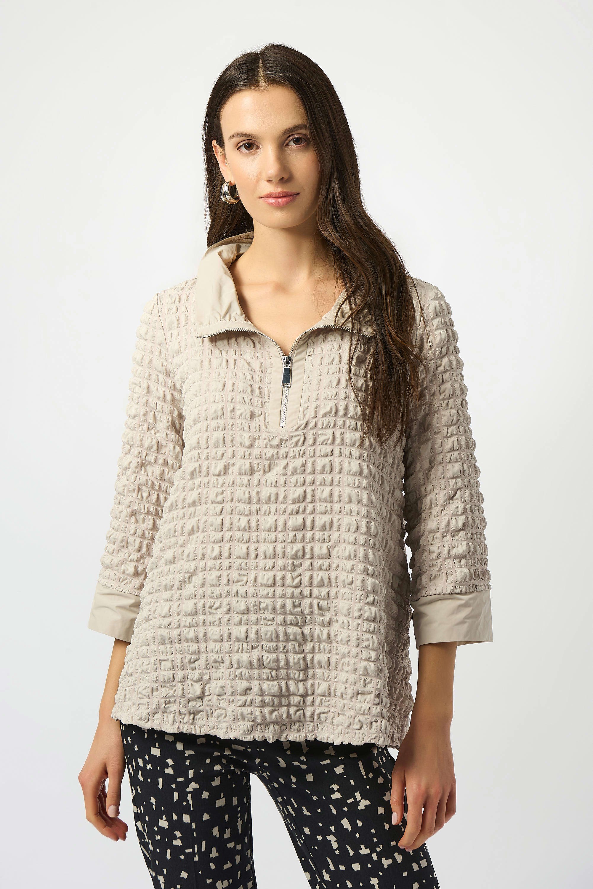 Haut Trapèze en Jacquard Bullé Joseph Ribkoff 253070