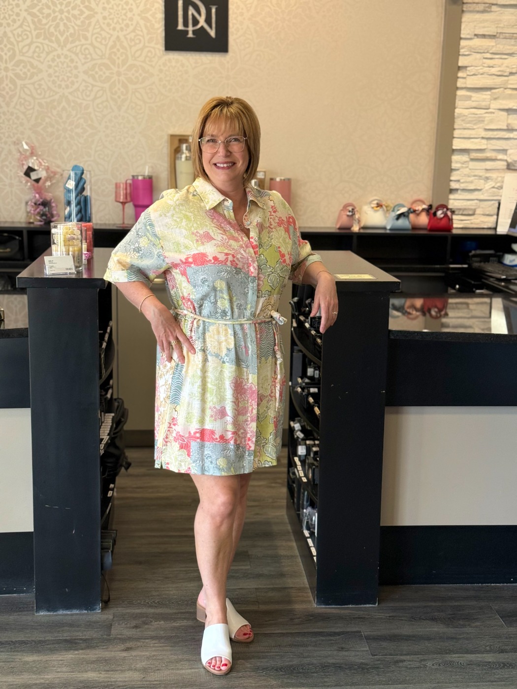 Robe Chemise Manche Courte Mink Pink 2502478