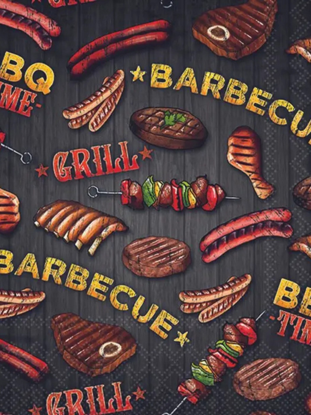 Serviette de Table - BBQ Live