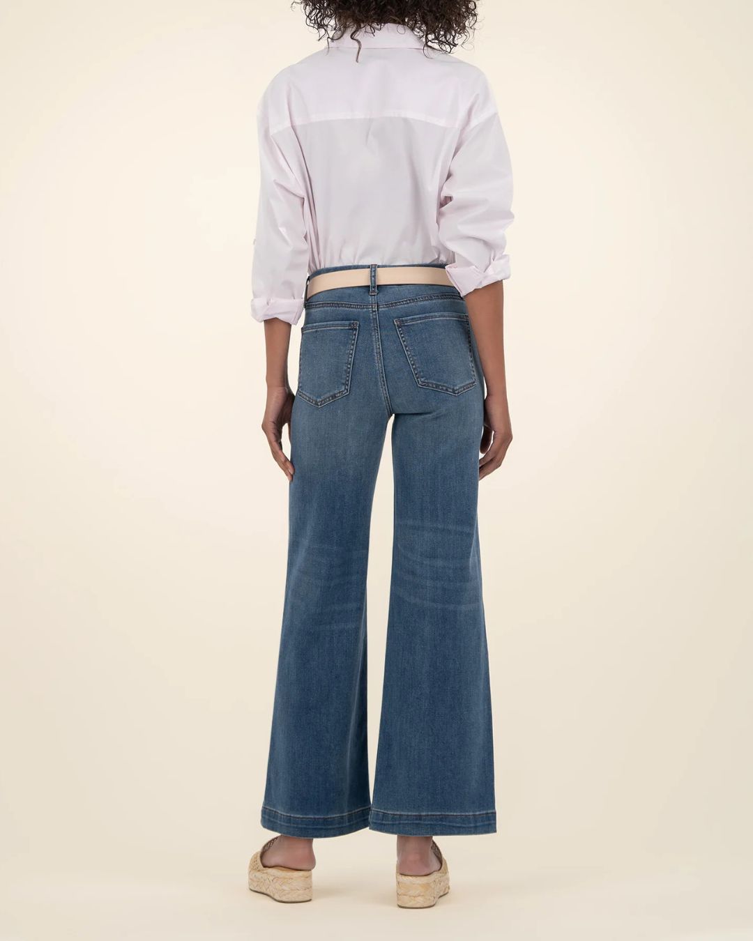Jeans Meg taille haute à jambe large Kut KG1753MB5