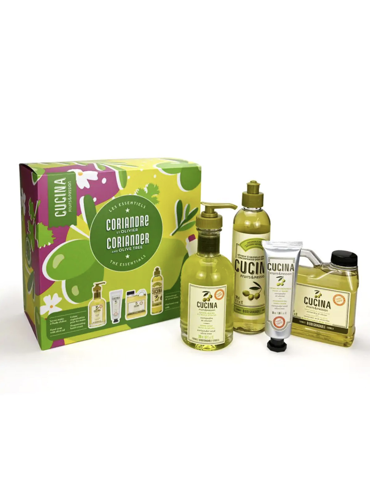 Coffret Essentiel Coriande et Olive Fruits & Passion 