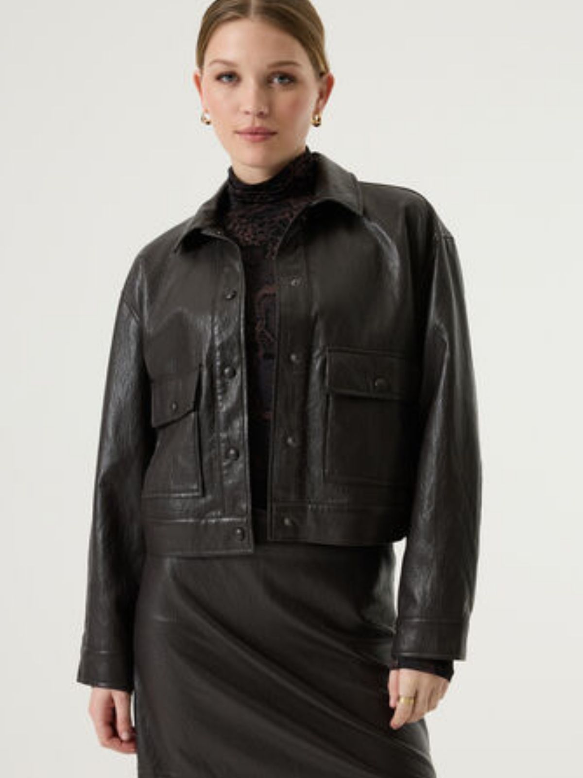 Veste en simili cuir Garcia
