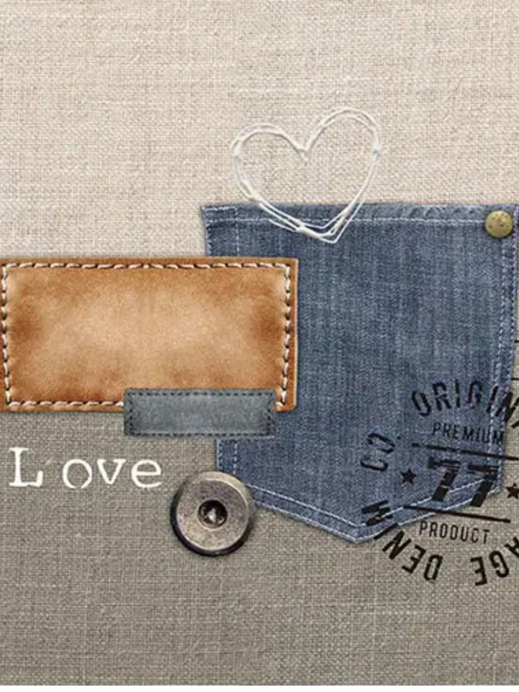 Serviette de table - Denim