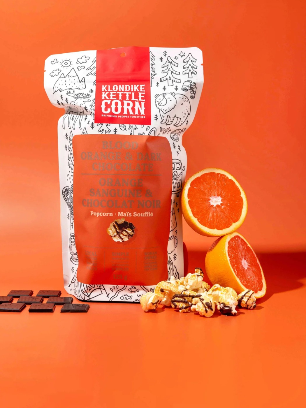Orange sanguine et chocolat noir 125g Klondike Kettle Korn