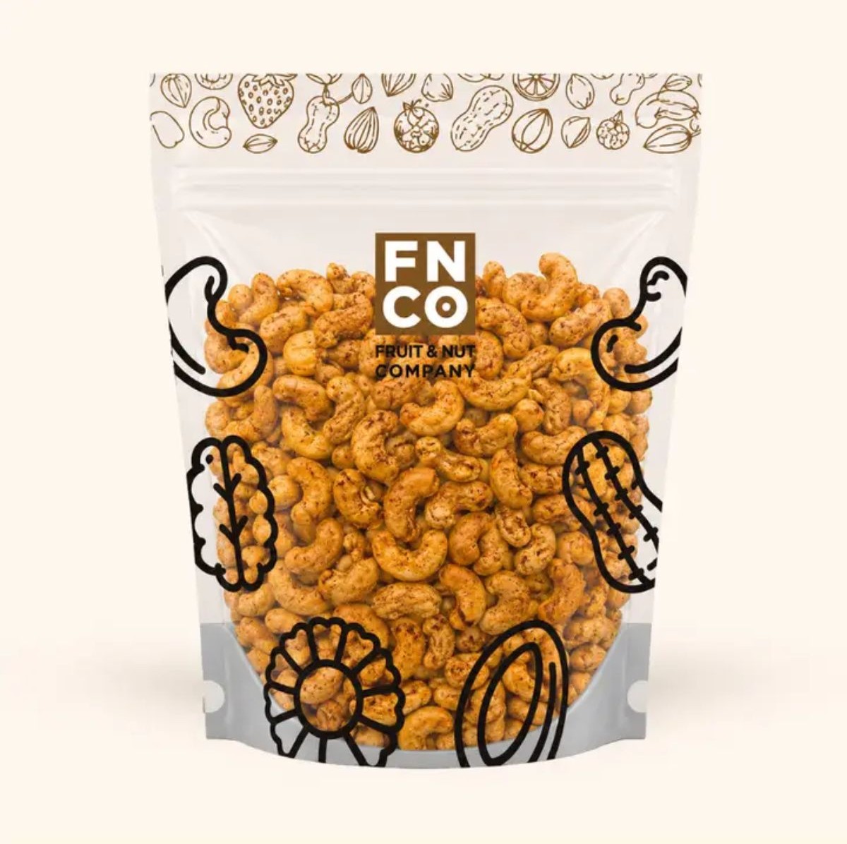 Noix de cajou lime et chili 200g Fruit and Nut Co.