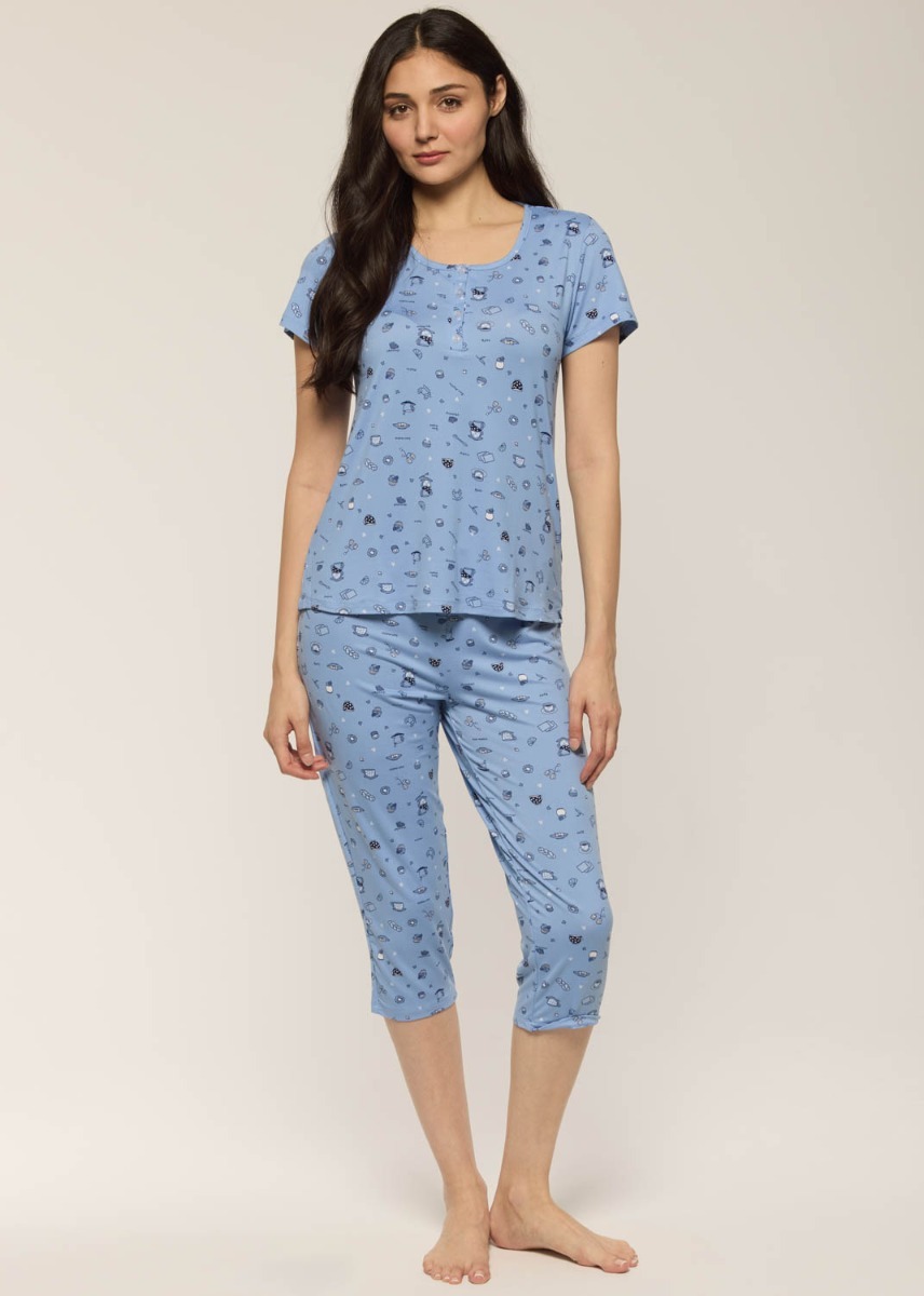 Pyjamas 2pc Motif Thé Claudel 