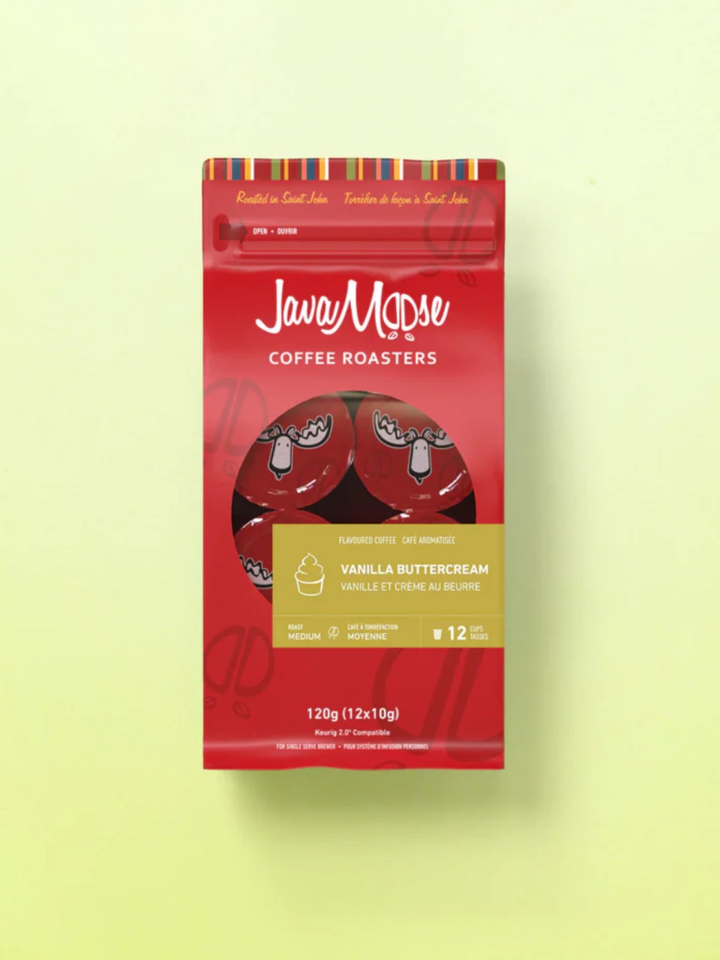 Crème au beurre à la vanille - Capsules à usage unique JavaMoose