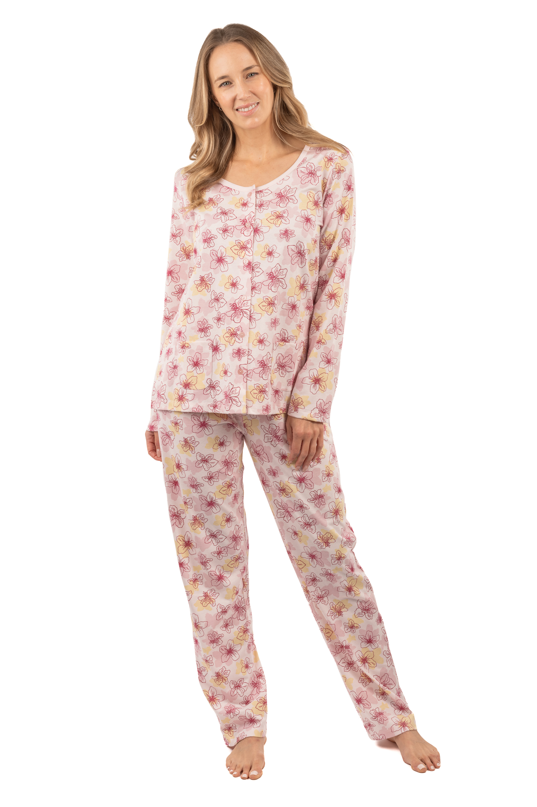 Pyjamas 2pcs Long Floral Patricia Lingerie 110-1