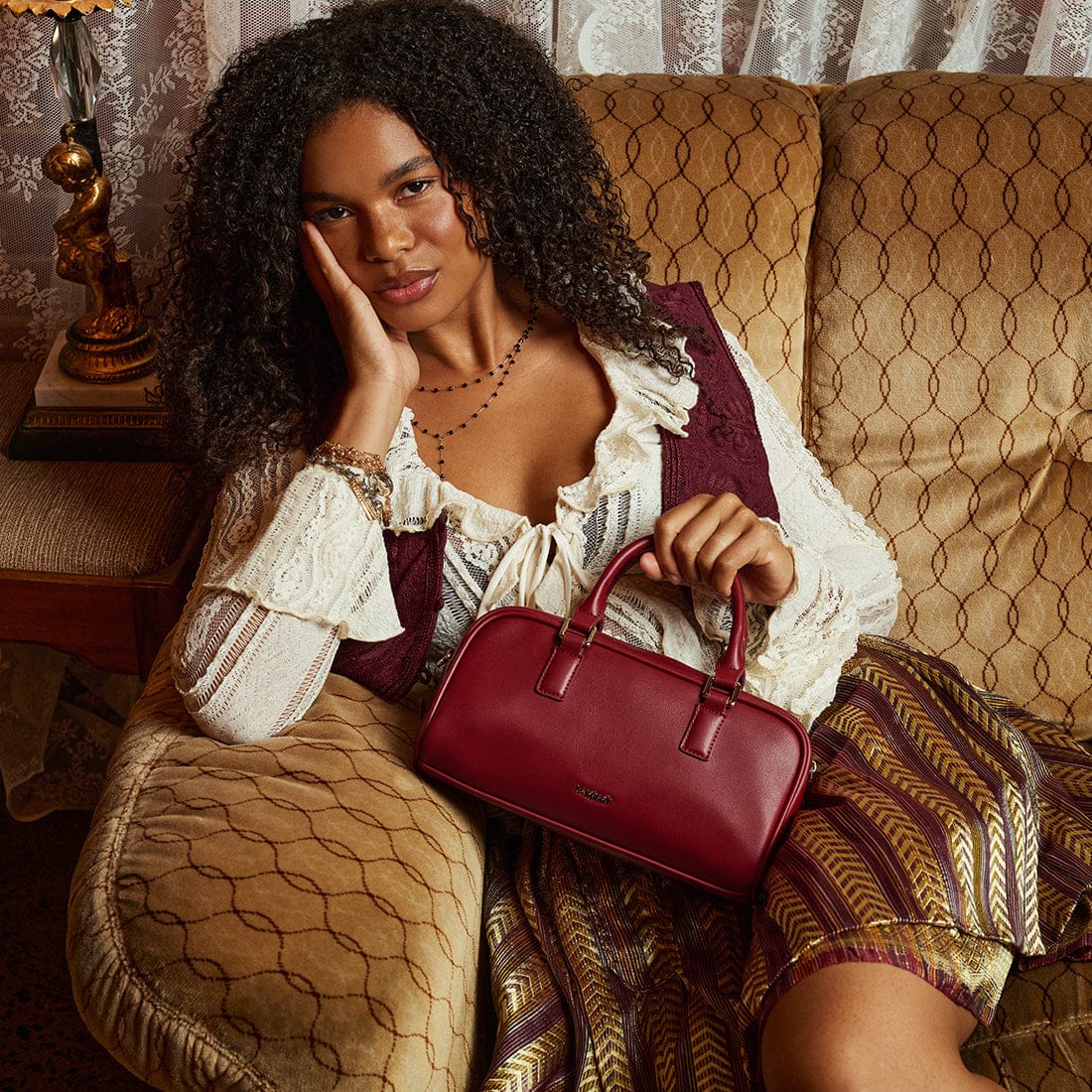 Le Camille - Sac à main 2-en-1 en cuir vegan passion Lambert