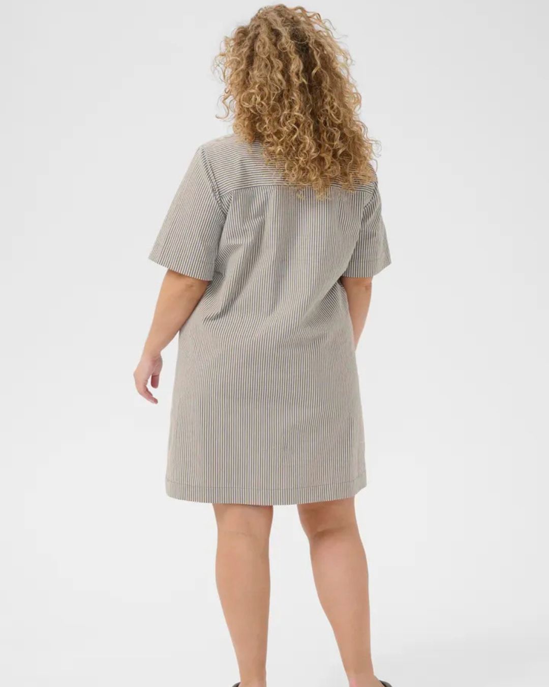 Robe Chemise avec rayures KCnana Kaffe Curve 10583311